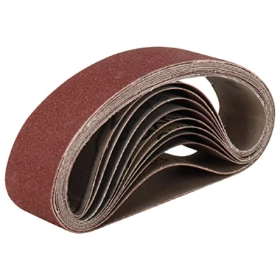 Image of SI FANG 330x30mm Aluminum Oxide Sanding Belts 1.2&quot; x 13&quot;, for Mini Electric Belt Sander, Small Bench Sander Grinder Woodworking, Metal Polishing, Knife Sharpening (10 Pack 1000 Grit)