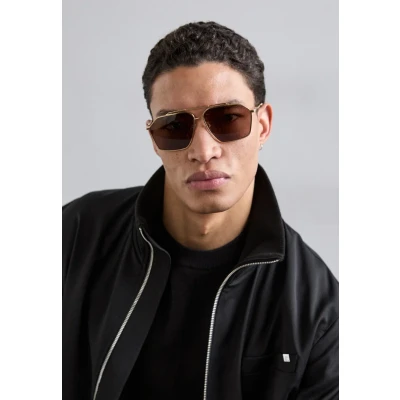 Image of Dolce&amp;Gabbana Sunglasses goldcoloured/dark brown, Men&#039;s, Size: 61, Gold coloured/dark brown