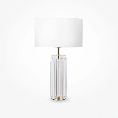Image of Maytoni Muse Modern Table Lamp with Round Shade Gold E27