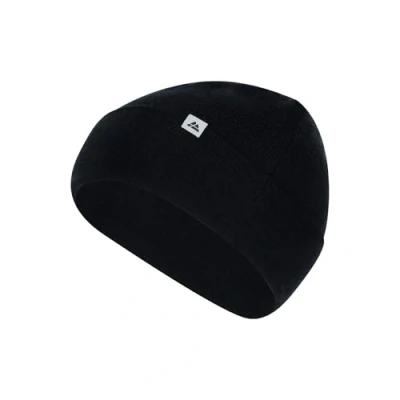 Image of DANISH ENDURANCE Merino Wool Beanie Hat, Thermal Beanie, Warm and Breathable for Sports, Men &amp; Women, Black, One Size