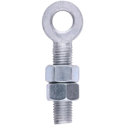 Image of Timco Adjustable Gate Eyes with Nuts Hot Dipped Galvanised (Size M19 x 100 1 Each)