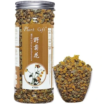 Image of Plant Gfit Original Chinese Tea Wild Chrysanthemum 野菊花 Hangzhou Loose 60g China Health