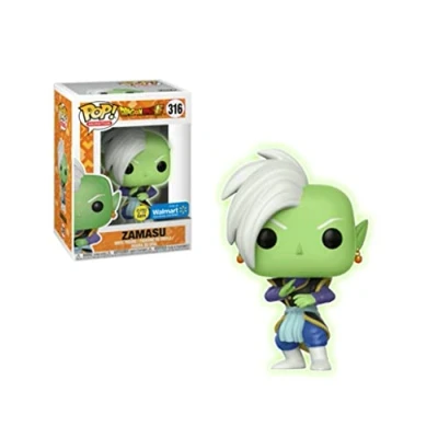 Image of Funko , Multicolor,FK26634 Dragon Ball Super POP! Animation Vinyl Figure Zamasu (Glow) 9 cm