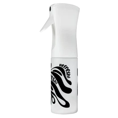 Image of Refresher Divina BLK Water Spray Atomiser for Daily Refreshing of Wavy, Curly, Super Curly and Afro Hair, 200 ml