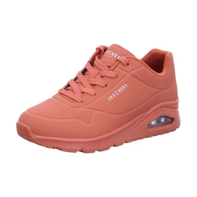 Image of Skechers Sport UNO Trainers, Women&#039;s, Size: 2, Rust Pu