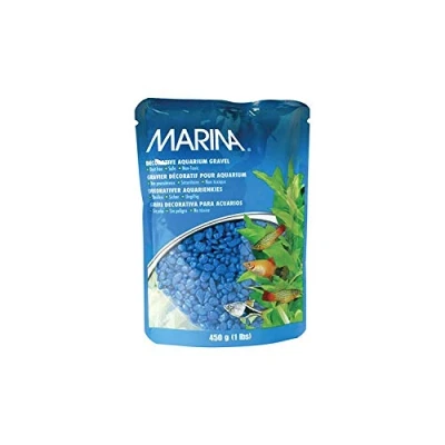 Image of Marina Decorative Aquarium Gravel Blue 450g (Pack of 6)