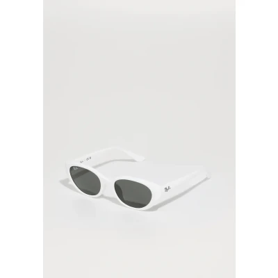 Image of Ray Ban Unisex RB4457D 677287 Sunglasses Injected White Grey Pillow Normal