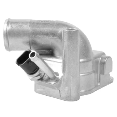 Image of 6338017, 93176433 Engine thermostat GATES TH24392G1 92C with gaskets/seals housing VAUXHALL: Astra Mk5, Vectra Mk2 CC, Kombi