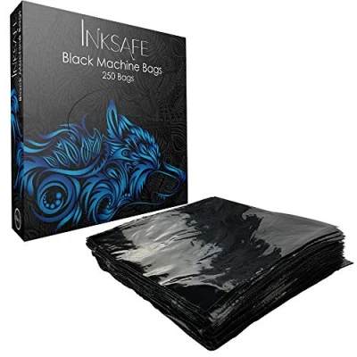 Image of Inksafe Tattoo Black Machine Bags/Covers 14cm x Pack of 250
