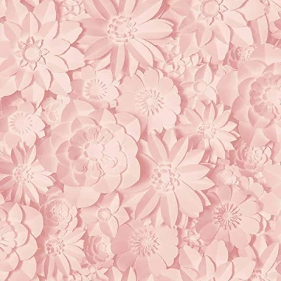 Image of 3D Effect Floral Wallpaper Flowers Rose Pink Washable Fine Decor Dimensions from YöL