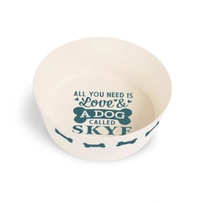 Image of Personalised Dog Bowl (Skye)