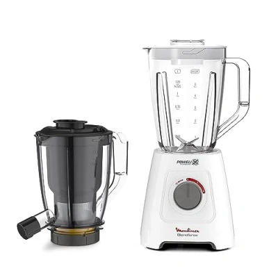 Image of Moulinex LM42Q127 2 In 1 Blendforce Blender 600w White