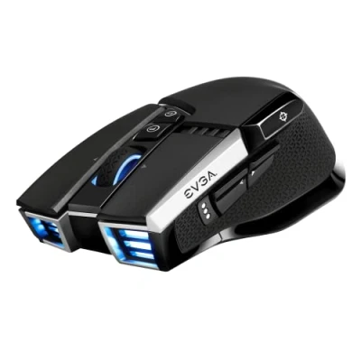 Image of EVGA X20 Gaming Mouse, Wireless, Black, Customizable, 16,000 Dpi, 5 Profiles, 10 Buttons, Ergonomic 903 T1 20BK K3
