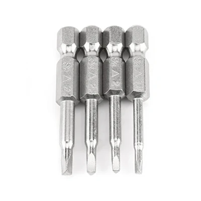 Image of 2 Inch Triangle Head Screwdriver Bit Set 5Pcs Magnetic 1/4&quot; Hex Shank TA1.8 TA2.0 TA2.3 TA2.7 TA3.0 Triangular Screw Bits