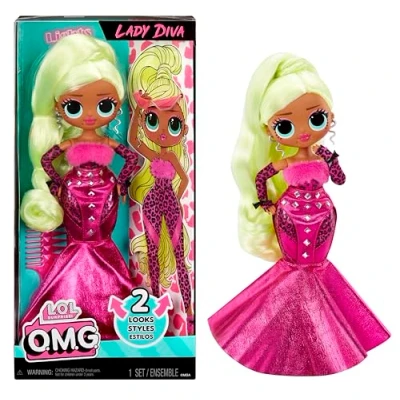 Image of L.O.L. Surprise OMG Fashion Doll Lady Diva With Multiple Surprises including Transforming Fashions and Fabulous Accessories Great for Kids Ages 4+
