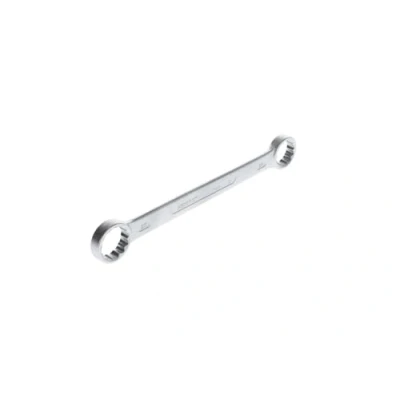 Image of GEDORE Double ended ring Spanner, AF 24+27 mm, Straight, Flat, Slender, Bi hex, UD profile, 4 24X27