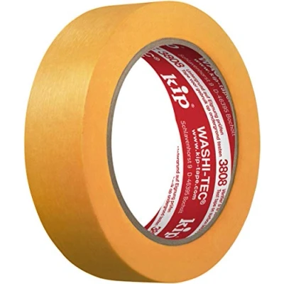 Image of kip 3808 Washi Tec Premium 30 mm x 50 m Professional Gold Tape for Sharp Colour Edges
