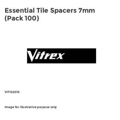 Image of Essential Tile Spacers 7mm (Pack 100), Blue