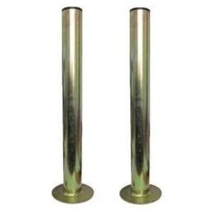 Image of leisure MART A pair of Trailer prop stand corner steadies both 48mm diameter 460mm length Pt no. LMX2146