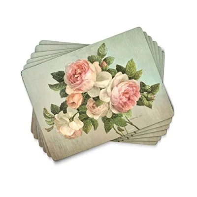Image of Pimpernel Antique Roses Placemats, Set of 6