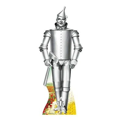 Image of STAR CUTOUTS SC975 The Tin Man Lifesize Cardboard Cutout Wizard of Oz Height 171cm, Solid, Multicolour, Regular