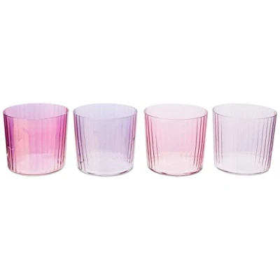 Image of LSA Gems Tumbler 310ml Assorted Garnet Set Of 4
