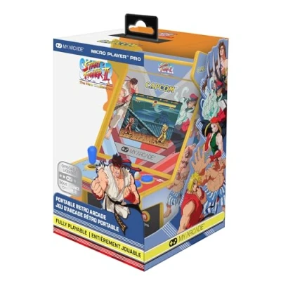 Image of My Arcade Super Street Fighter II Micro Player Pro Portable Retro (2 GAMES IN 1)