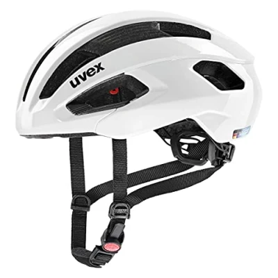 Image of uvex Rise Secure Performance Bike Helmet for Men &amp; Women Individual Fit Optimized Ventilation White 52 56 cm