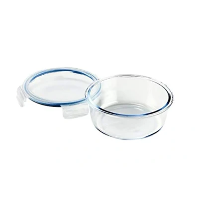 Image of WILTSHIRE 950ml Round Glass Storage Container (No dividers)