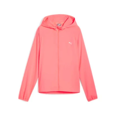 Image of PUMA Women&#039;s Run Favorite Hooded Woven Jacket, Sunset Glow, M