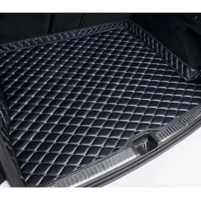 Image of NOLLAM Car Boot Mats for Chery Omoda 5 C5 2022 2023 2024,Leather Trunk Liner Cargo Carpets Waterproof Scratch Proof Non Slip Interior Accessories,H Blue