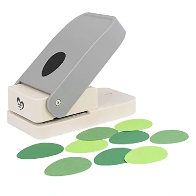 Image of Ideen mit Herz Power Jumbo Punch for Paper, Hole Punch, 6.3 cm x 4.4 Egg Motif, Up to 500 g/m², Manual Operation