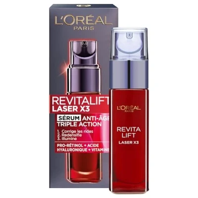 Image of L&#039;Oréal REVITALIFT LASER X3 Regenerating Anti Aging Serum with Hyaluronic Acid