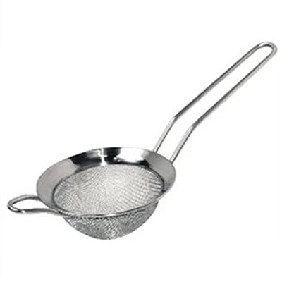Image of Vogue Sieve 10cm Strainer Stainless Steel Cooking Food Kitchen Tea Mesh Filter