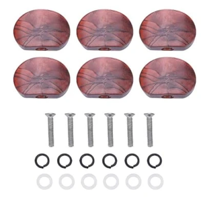 Image of Guitar Tuning Peg Button, 6 PCS/Set Pegs Machine Heads Acrylic Buttons for Guitar(#5)