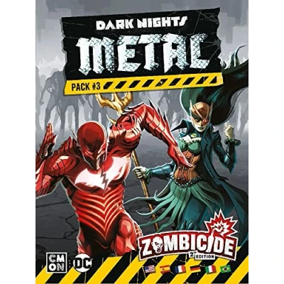 Image of CMON Zombicide Dark Nights Metal Pack #3 Set of Justice League Miniatures Compatible with 2nd Edition Game for Adults Ages 14+ 1 6 Players Average Playtime 60 Minutes Made
