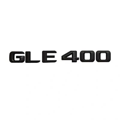 Image of Matt Black &quot; GLE 400&quot; Car Trunk Rear Letters Word Badge Emblem Letter Decal Sticker Fit For Mercedes Benz Class GLE400