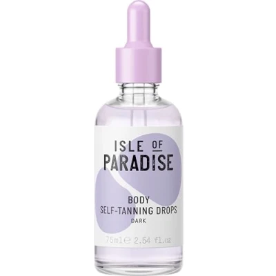 Image of Isle of Paradise Self Tanning Body Drops, Violet: For Tan to Dark Skin Tones, 75ml