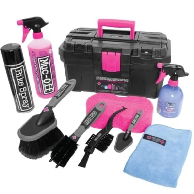 Image of Muc Off Ultimate Motorcycle Cleaning Kit Motorbike Kit, Accessories for Includes Cleaner and Speed Polish