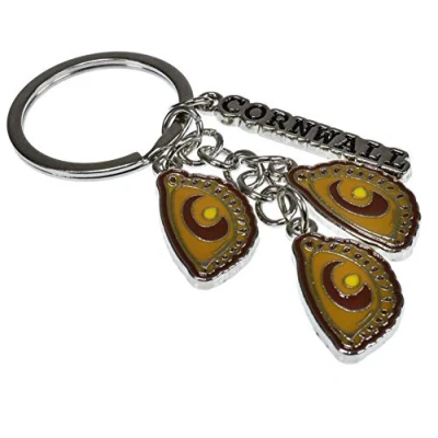 Image of KandyToys pasty keyring, charms Cornwall key chain ideal stocking filler cornish one keyring supplied
