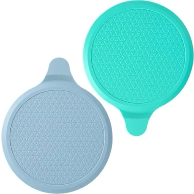 Image of UBRAVE Silicone Bathtub Stopper,Universal Sink Plug,Bath Plug Replacement,Recyclable Silicon Drain Stopper,For Bath Tub Wash Basin Kitchen Sink, 5.9&quot; Diameter, 2 Pack (Blue/Green)