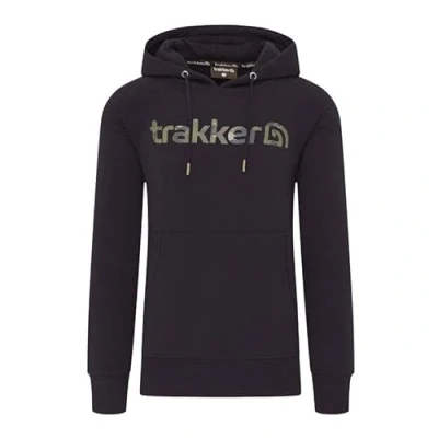 Image of Trakker CR Logo Hoody Black Camo XXL Fishing jumper