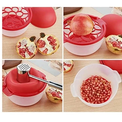 Image of Ruluti Silicone Pomegranate Peeler Gadgets Machine Home Kitchen Fruit Tools Peeling Bowl Practical Tool