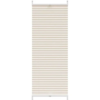 Image of vidaXL Plisse Blind 40x150cm Creme