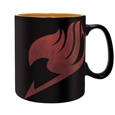 Image of ABYSTYLE Fairy Tail Lucy &amp; Natsu Emblem Large Mug
