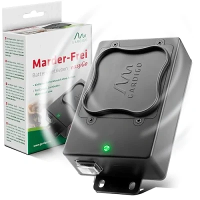 Image of Gardigo® Battery Operated Car Martor Repellent Mouse with Ultrasonic Replacement Batteries Without Removal Mobile Anti Rodent for Engine Compartment, Attic, House Protection