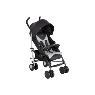 Image of Chicco Echo Stroller, Stone Birth to 22kg, Foldable, Lightweight, Lay flat