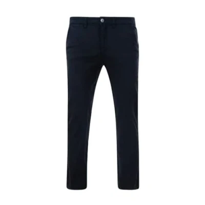 Image of KAM Mens Latest King Size Stretch Chino Jeans Straight Leg 3 Colours 42 60 (60R, Navy)