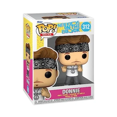 Image of Funko POP! Rocks: NKOTB Donnie Wahlberg New Kids on the Block Collectable Vinyl Figure Gift Idea Official Merchandise Toys for &amp; Adults Music Fans Model Collectors
