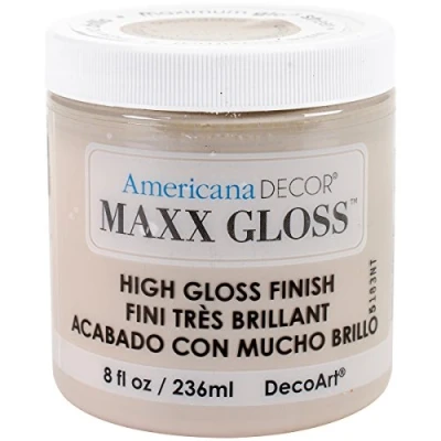 Image of DecoArt Maxx Gloss Acrylic Paint 8 oz Cappucino, Cappuccino